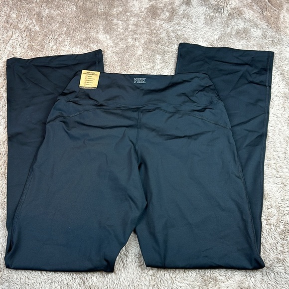 VS PINK Ultimate Active High Waist Full Length Flare Pants - Picture 3 of 7